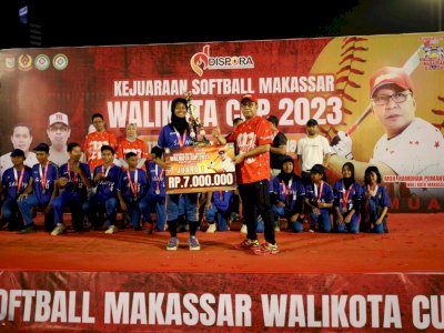 Kejuaraan Softball Makassar Wali Kota Cup 2023 Tingkat U-18, Laston Dinas PU Kunci Gelar Juara