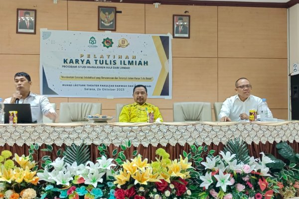 Prodi MHU UIN Alauddin Gelar Gelar Pelatihan Karya Tulis Ilmiah