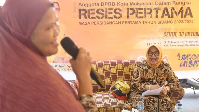 Apiaty Amin Syam Reses Pertama di Kecamatan Makassar, Serap Aspirasi Warga