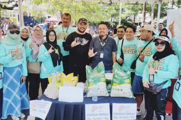 Upaya Pemerintah Jaga Stabilitas Ketersediaan Pangan, DKP Makassar Gelar Pangan Murah di Car Free Day Boulevard