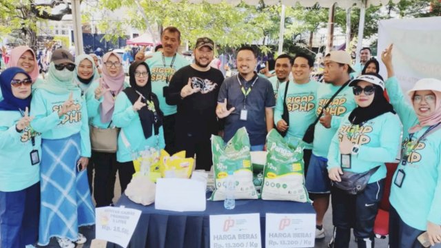 Upaya Pemerintah Jaga Stabilitas Ketersediaan Pangan, DKP Makassar Gelar Pangan Murah di Car Free Day Boulevard