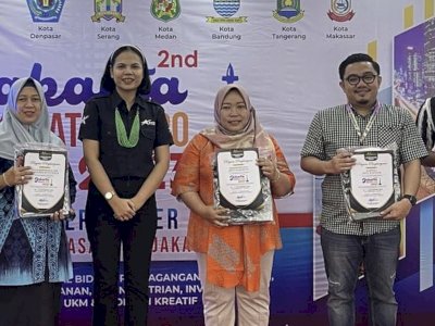 Booth Halo Makassar Raih Kuara 2 di Pameran Jakarta Kreatif Expo 2023