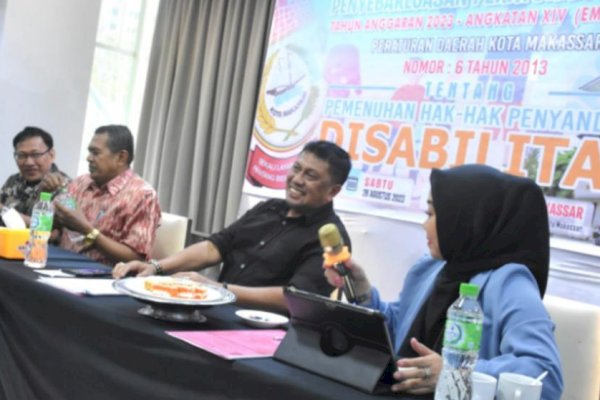 Sosialisasi Perda Pemenuhan Hak-hak Penyandang Disabilitas, Ini Harapan Anggota DPRD Makassar Arifin Dg Kulle