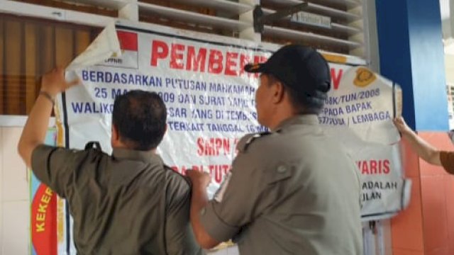 Ruangan Kepsek SMPN 23 Disegel, Pemkot Makassar Turun Tangan