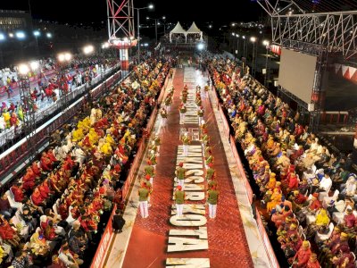 Karnaval Budaya Jadi Puncak HUT Makassar ke-416 Tahun