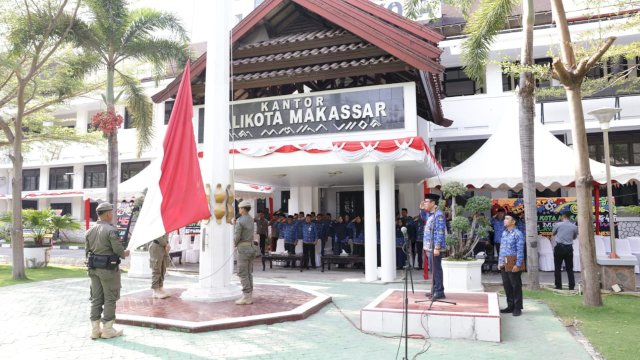 Sekda Kota Makassar Irup Peringatan Hari Pahlawan