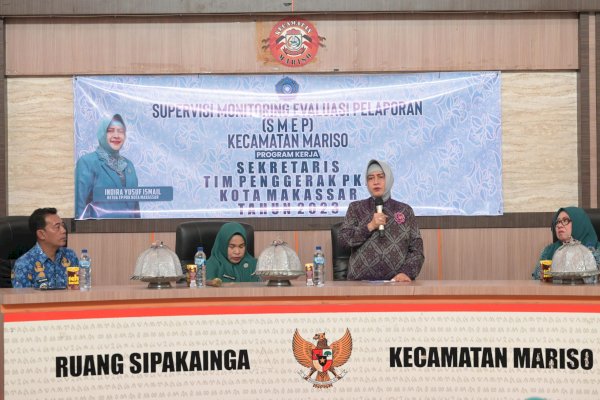 Ketua TP PKK Makassar Lakukan SMEP di Kecamatan Mariso