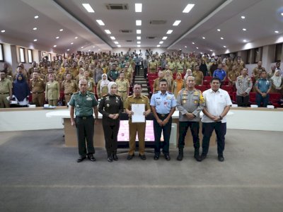 Sekda Kota Makassar Pimpin Pembacaan Pakta Integritas Deklarasi Netralitas ASN Pemkot Makassar