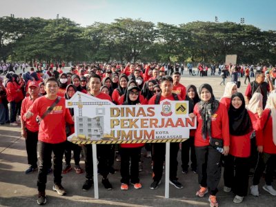 Kontingen Dinas PU Makassar Ikuti Perseni Korpri