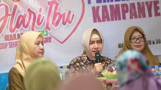 Semarak Hari Ibu 2023, Ketua TP PKK Makassar Buka Kampanye SADARI dan IVA