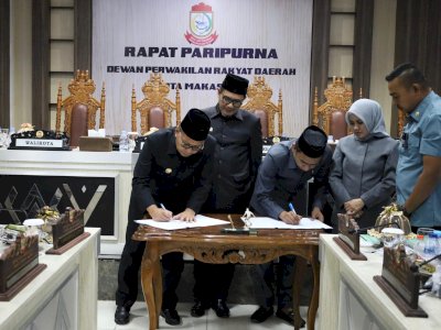 Tok! DPRD-Pemkot Makassar Tetapkan APBD 2024 Rp5,73 Triliun