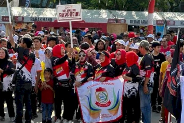 Porkot VIII Makassar 2023, Kontingen Kecamatan Rappocini Raih Juara Umum