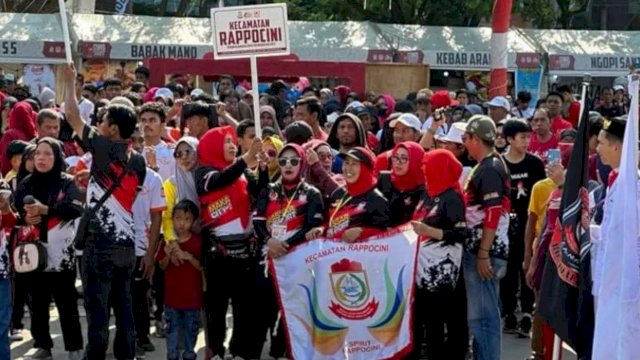 Porkot VIII Makassar 2023, Kontingen Kecamatan Rappocini Raih Juara Umum