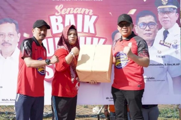 Peringati Hari Guru Nasional, Camat Rappocini Gelar Kegiatan Senam Baik Untuk Semua