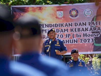 Pelatihan 70 Jam Pelajaran Pemadam Kebakaran Makassar Tingkatkan Kesiapan Lapangan