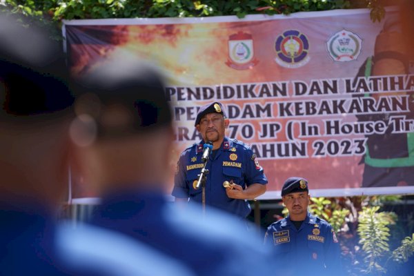 Pelatihan 70 Jam Pelajaran Pemadam Kebakaran Makassar Tingkatkan Kesiapan Lapangan