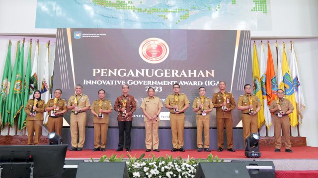 Implementasikan 75 Inovasi, Makassar Raih Penghargaan Kota Terinovatif dalam IGA 2023