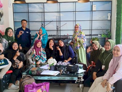 Inkubator UMKM Makassar Jalin Kerjasama dengan Manajemen Brownies Amanda