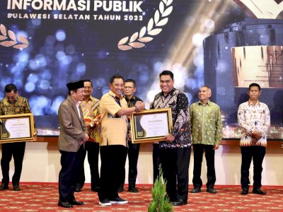 Makassar Raih Penghargaan Keterbukaan Informasi Publik 2023