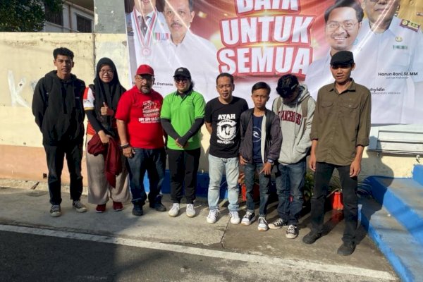 Plt Camat Makassar Pantau Kerja Bakti di Inspeksi Kanal