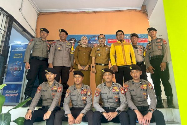 Plt. Camat Makassar Terima Kunjungan Anggota Dit.Samapta Polda Sulsel