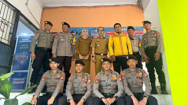 Plt. Camat Makassar Terima Kunjungan Anggota Dit.Samapta Polda Sulsel