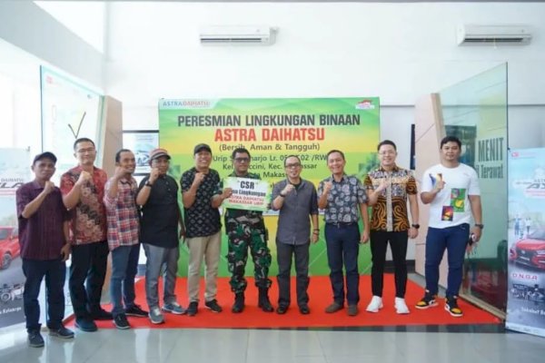 Plt Camat Makassar Hadiri Peresmian Lingkungan Binaan Astra Daihatsu