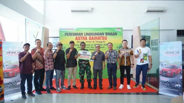 Plt Camat Makassar Hadiri Peresmian Lingkungan Binaan Astra Daihatsu