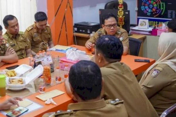 Camat Rappocini Minta Lurah Aktikan Kembali Posko Siaga Bencana di Kontainer Makassar Recover