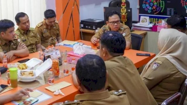 Camat Rappocini Minta Lurah Aktikan Kembali Posko Siaga Bencana di Kontainer Makassar Recover