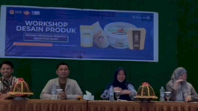 Dispar Makassar Gelar Kegiatan Workshop Desain Produk