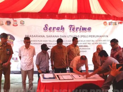Dishub Makassar Hadiri Penyerahan PSU Perumahan Puri Asri