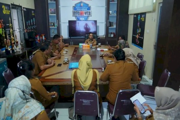 Plt Camat Makassar Gelar Rakor Evaluasi Kerja Selama Sepekan