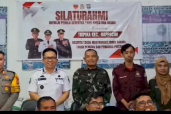 11 Kelurahan di Kecamatan Rappocini Kompak Hadiri Deklarasi Pemilu Damai 2024