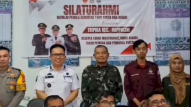 11 Kelurahan di Kecamatan Rappocini Kompak Hadiri Deklarasi Pemilu Damai 2024