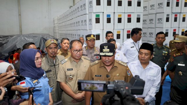 Kesiapan Gudang Logistik Pemilu Kota Makassar Sudah Matang