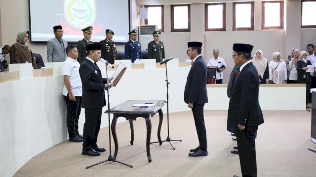 Kemampuan Jaga Kekompakan Organisasi, Hantar Firman Paggara Jabat Pj Sekda Kota Makassar