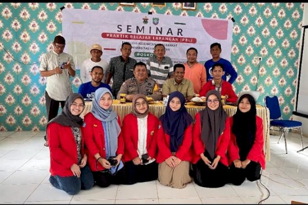 Mahasiswa FKM Unhas Edukasi Produk Daur Ulang Sampah Plastik, Sukses Gelar Praktik Belajar Lapangan II di Pangkep  