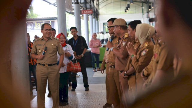 Wali Kota Danny Kunjungi Empat Kecamatan, Tekankan Pemilu Damai dan Mitigasi Bencana