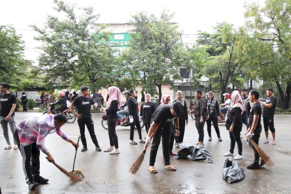 Kerja Bakti Serentak, Prokopim Makassar Kompak Sasar Drainase Boulevard