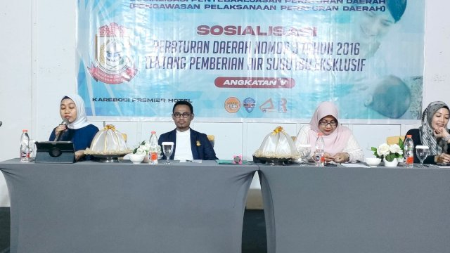 Jaga Tumbuh Kembang Anak, Saharuddin Said Sosialisasikan Perda ASI Ekslusif