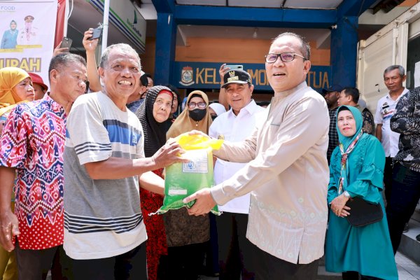 Wali Kota Danny, Pj Gubernur dan Sekprov Kompak Tinjau Gerakan Pangan Murah di Makassar