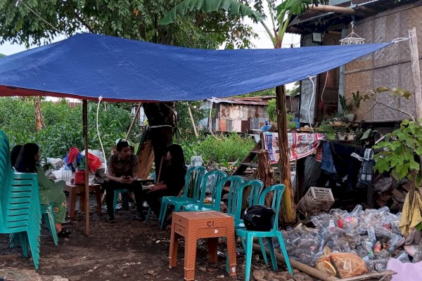 Dinas Sosial Makassar Bersama Camat ManggalaTangani Pelaporan Kejadian Anak Meninggal di Manggala