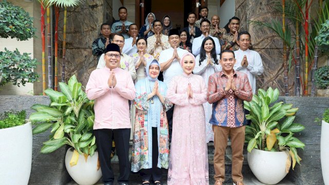 Indira Yusuf Ismail Jamu Ketua Bhayangkari Sulsel dalam Kunjungan Silaturahmi Idulfitri