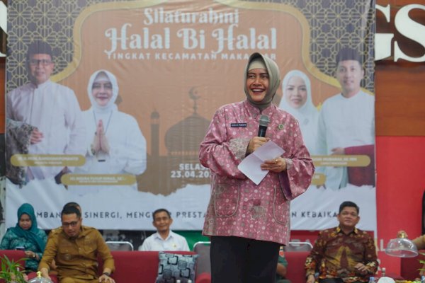 Hadiri Halal Bihalal Kecamatan Makassar, Indira: Terimakasih Ini Berkesan