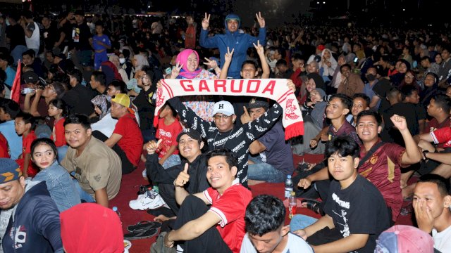 Sukses Gelar Nobar Indonesia Lawan Uzbekistan, Masyarakat: Terima Kasih Pak Wali!