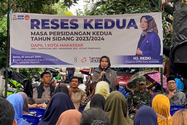 Anggota DPRD Makassar Hj Rezki Dengarkan Aspirasi Warga Kecamatan Rappocini