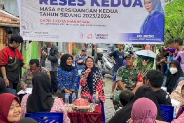 Anggota DPRD Makassar Hj Rezki Dengarkan Keluhan Warga di Dua Kecamatan