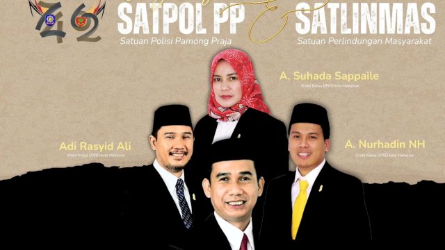 DPRD Makassar Ucapkan Selamat di HUT Satpol PP ke-74 Tahun