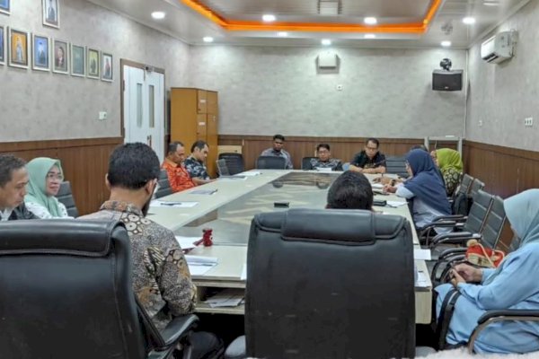 Andi Ibrahim Baso Pimpin Rapat Monitoring dan Evaluasi